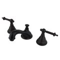 Kingston Brass KS5565TL 8" Widespread Bathroom Faucet, Oil Rubbed Bronze KS5565TL